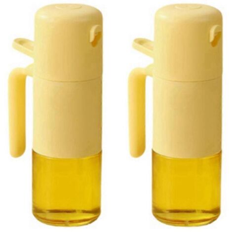 Bouilloire à huile en verre pour usage domestique et extérieur, bouteille à huile double usage B-- (1/5)