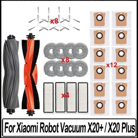 Sac à poussière pour aspirateur robot Xiaomi X20+ / X20 Plus (1/5)