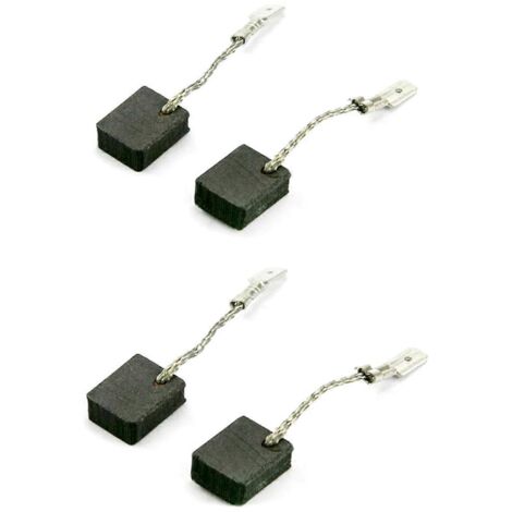 Lot de 4 balais de charbon pour meuleuse d'angle W12-150, 6 x 12,5 x 15 mm (1/5)