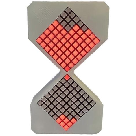 Sablier électronique, sablier électronique à LED, ornement, rouge-- (1/5)