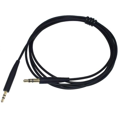 Câble audio Soundtrue 3,5 mm vers 2,5 mm, noir, pour casque QC35 et QC25. (1/5)