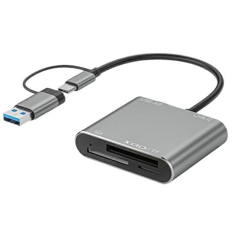 Nouveau lecteur de cartes mémoire USB 3.0 5 en 1 USB-C vers TF SD XQD-- (1/5)