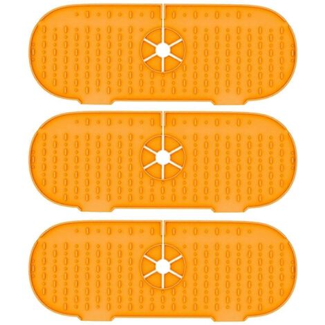 Coussinet de vidange en silicone pour robinet d'évier de cuisine domestique 14x52CM-- (1/5)