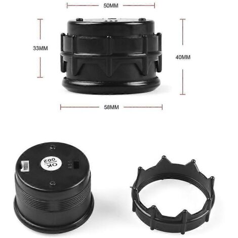 Jauge de température des gaz d'échappement 52 mm (2 pouces) avec LED bleue et capteur pour voiture (1/5)