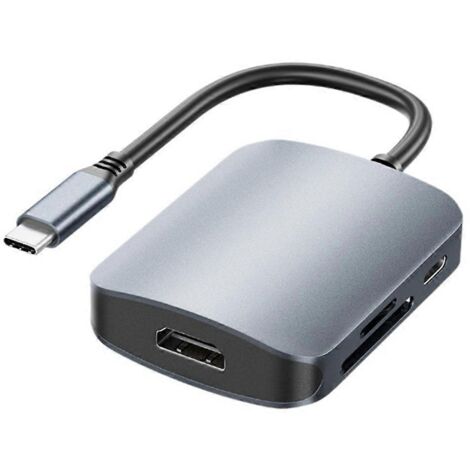 Stations d'accueil USB avec chargeur rapide PD pour cartes SD et TF - Hub (1/5)