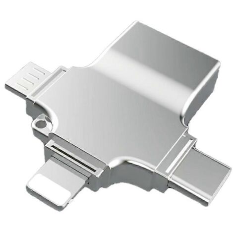 Adaptateur de carte SD/micro-carte 4 en 1 USB 3.0, lecteur de carte micro-SD USB-- (1/5)