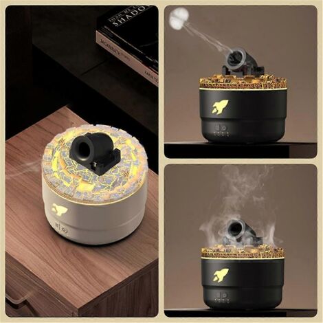 2 mini diffuseurs d'arômes à canon avec 2 modes B-Noir- (1/5)
