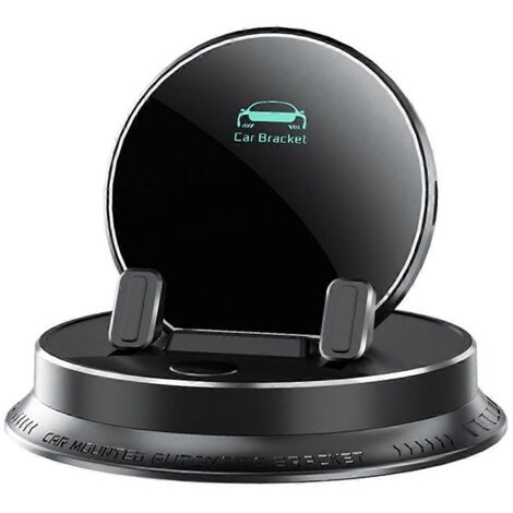 Support de téléphone de voiture pour tableau de bord, rotation à 360°, support en silicone --- (1/5)