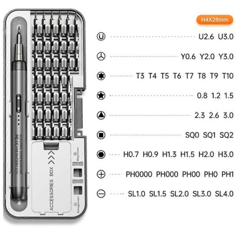 Ensemble de tournevis électrique, kit d'outils de précision B-- (1/5)