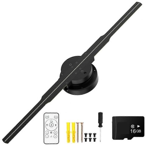 Projecteur holographique 3D HD 244 LED, lecteur holographique, prise ventilateur-- (1/5)