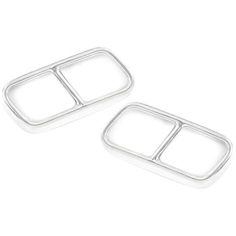 Cache décoratif argenté pour sortie d'échappement BMW Série 7 730i (F01) 09-14 (1/5)