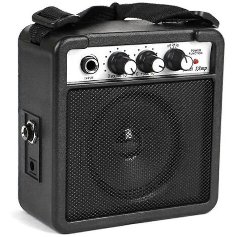 Amplificateur de guitare 5W avec haut-parleur, réglage du volume et de la tonalité, overdrive. (1/5)