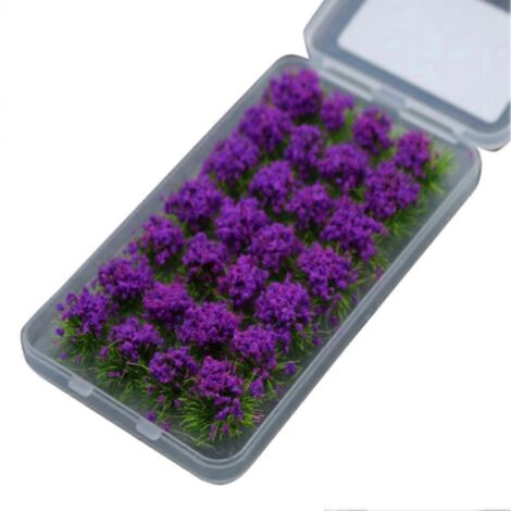 28 pièces Modèle de scène Terrain Production Simulation Bouquet de fleurs F-- (1/5)
