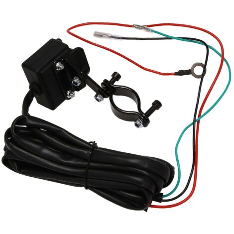 Interrupteur à bascule pour treuil 12 V avec support de montage pour guidon (1/5)