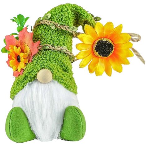 Peluche Gnome Tournesol, Gnomes Tournesol Printemps Été A--