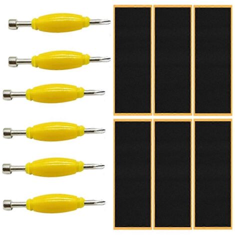 Lot de 12 bandes adhésives en mousse pour grip de fingerboard + outil de vissage (1/5)