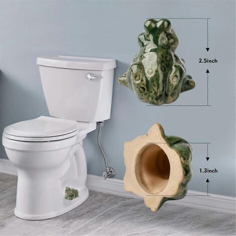 Cache-boulons de toilette décoratifs, cache-boulons grenouilles mignons pour la salle de bain --- (1/5)