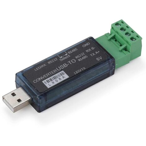 Convertisseur double fonction LX08A USB vers 485, USB vers RS232 485 (1/5)
