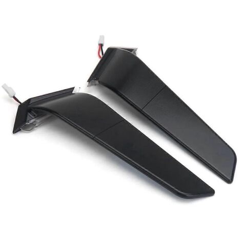 Rétroviseurs latéraux arrière pour moto avec éclairage LED pour--