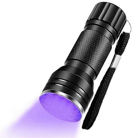 Lampe torche UV à 21 LED, détecteur de taches --- (1/5)