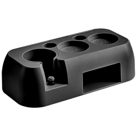 Station de tassage pour expresso, boîte de rangement pour café expresso, noire (1/5)