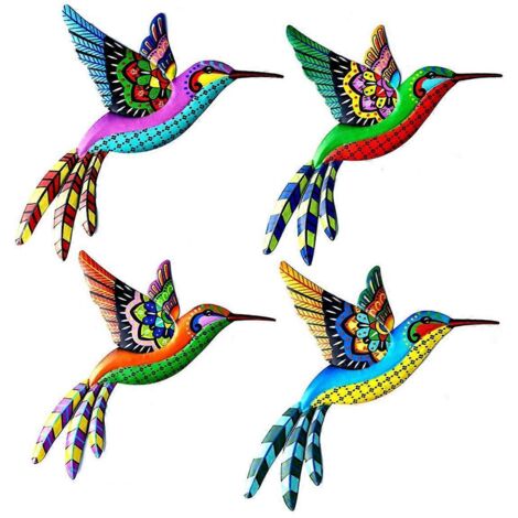 Décoration murale extérieure en métal - Décoration murale oiseau - pour clôture de jardin (1/5)