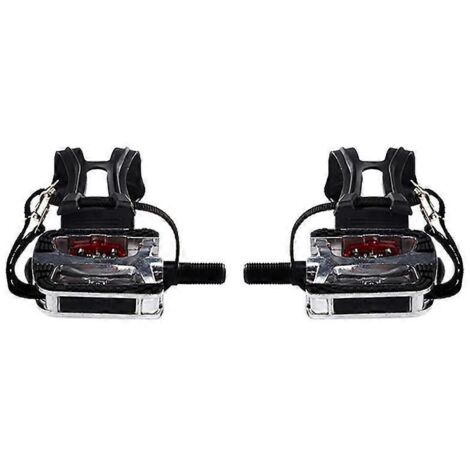 Pédales SPD pour vélo de spinning avec cale-pieds pour pédales automatiques -- (1/5)