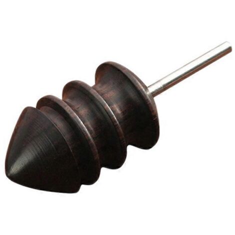 Embouts de brunissoir en cuir, outil rotatif pointu en bois de santal, 65 mm (1/5)