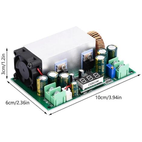 Module d'alimentation abaisseur réglable CC-CC haute puissance 600 W (1/5)