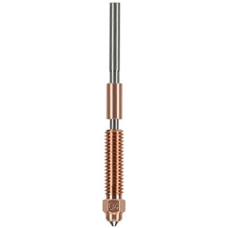 Buse d'impression à haut débit améliorée en chrome, zirconium et cuivre de 0,4 mm (1/5)