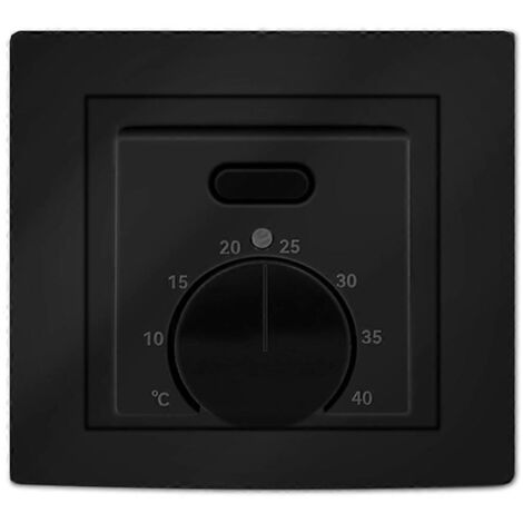 Thermostat d'ambiance MK05 pour chauffage au sol, 220 V, 16 A, noir (1/5)