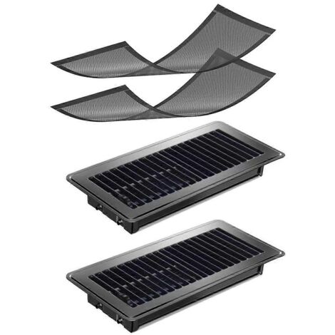 Grille de ventilation de plancher 4 x 10 pouces, grilles de ventilation de plancher réglables (1/5)