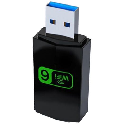 Mini carte réseau sans fil WiFi6 1800 Mbps, adaptateur USB pour PC (1/5)