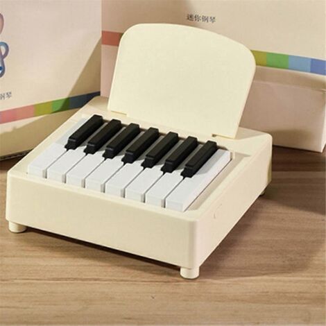 Mini calendrier piano, calendrier musical de renommée mondiale, cadeau blanc --- (1/5)