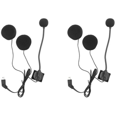 Casque de moto Bluetooth avec microphone et haut-parleur intégrés