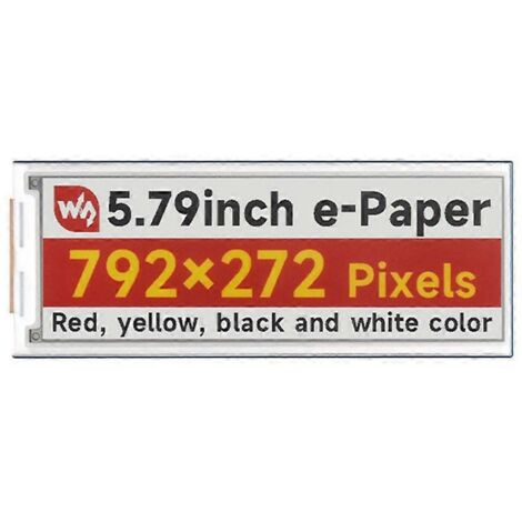 Écran à encre électronique 5,79 pouces, papier électronique, écran E-Ink 4 couleurs -- (1/5)