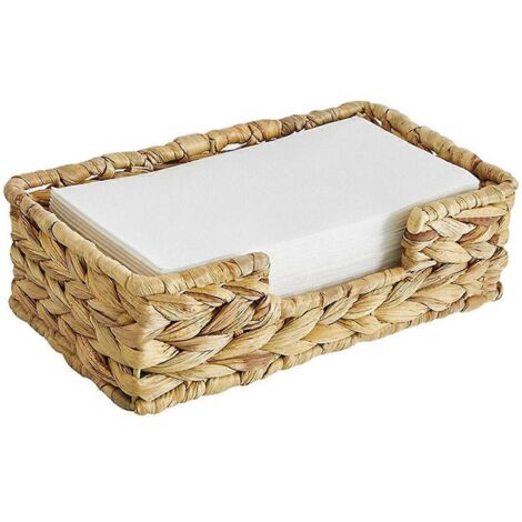 Lot de 3 plateaux en rotin tressé à la main, paniers en osier pour réservoir d'eau, pour la cuisine --- (1/5)