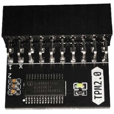 Carte de module de sécurité de cryptage 20 broches pour télécommande TPM2.0 Pour-- (1/5)