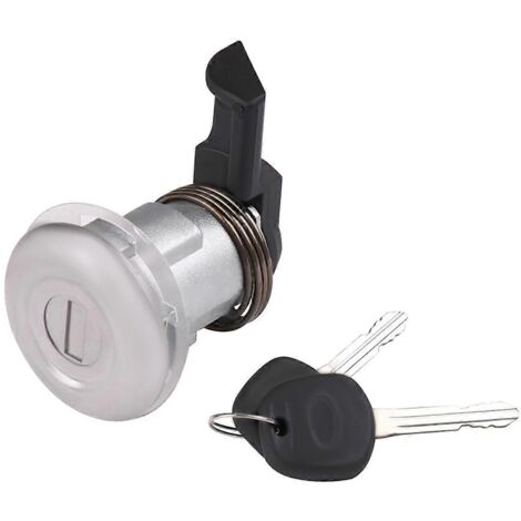 Cylindre de serrure de trappe à carburant avec 2 clés pour 1995-2004-- (1/5)
