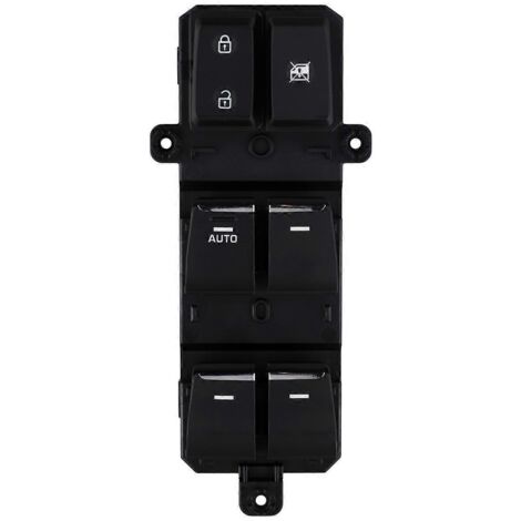 Bouton de commande de lève-vitre électrique - Accessoires auto pour Hyundai - Noir (1/5)