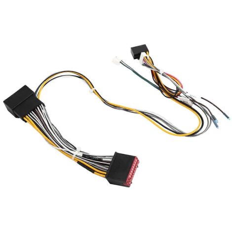 Adaptateur de faisceau de câblage 16 broches pour voiture, boîtier Canbus, décodage autoradio Android -- (1/5)