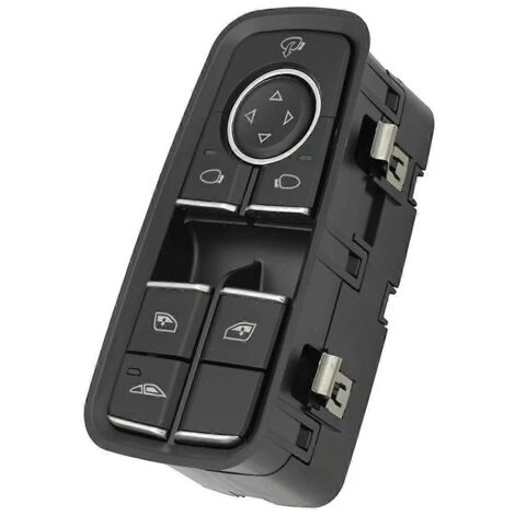 Interrupteur de rétroviseur électrique avant pour Porsche LHD - Noir (1/5)