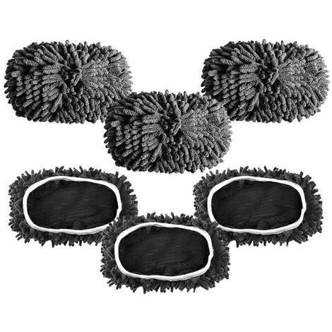 Lingettes réutilisables pour balai, housse de balai à franges, lavables --- (1/3)