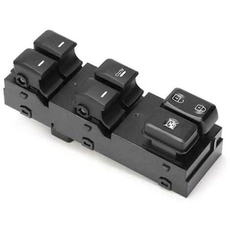 Bouton de commande de lève-vitre avant gauche pour KIA Sportage LHD - Noir (1/5)