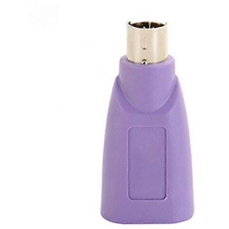 Adaptateur PS2 vers USB, mini-adaptateur pour souris et clavier d'ordinateur --- (1/5)