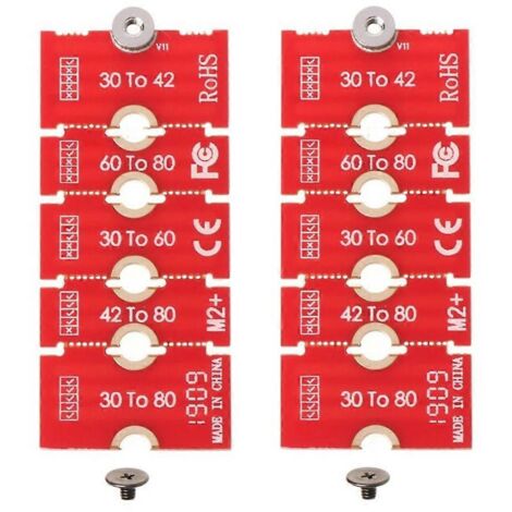 2 pièces M2 M2PLUS NGFF NVME M.2 Transfert étendu 2230, 2242-- (1/5)