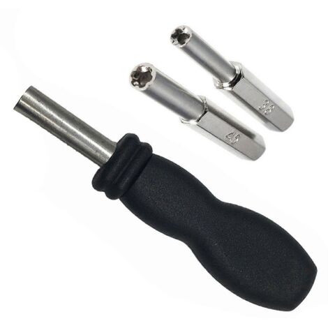 Outil de sécurité pour tournevis avec embouts de 4,5 mm et 3,8 mm pour SNES et N64 (1/5)