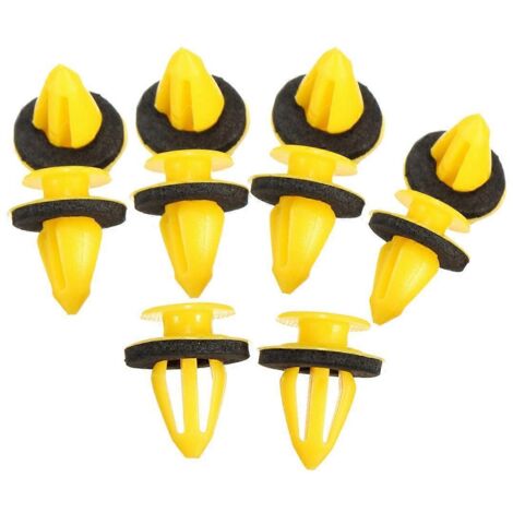 10x Garniture de fixation jaune pour montant A de pare-brise latéral Land-- (1/4)