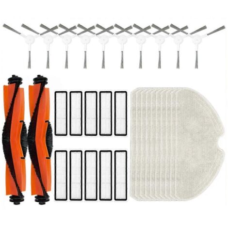 Pour balai à franges latéral F9 Pro, filtre HEPA, chiffons de nettoyage, robot râpe Rag Robot-- (1/5)