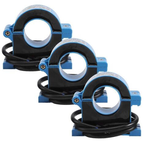 Lot de 3 petits transformateurs de courant alternatif Ct 100A/5A à noyau divisé AC (1/5)
